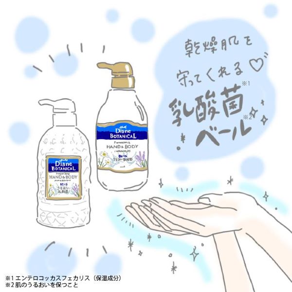 日本 Diane 植物保湿|身体乳 500ml | 花果香 Diane Botanical Hand & Body Cream 500ml